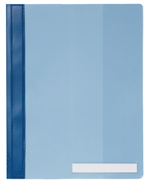 Snelhechter Durable A4 PVC extra breed blauw afbeelding