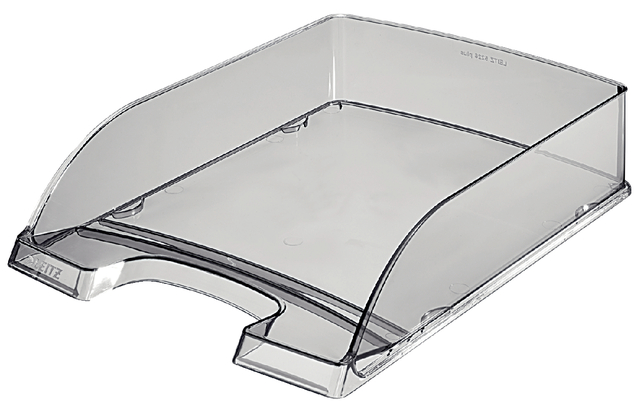 Brievenbak Leitz Plus A4 transparant rookglas afbeelding