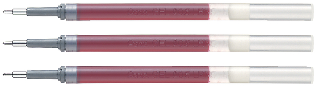 Gelschrijvervulling Pentel LR7 Energel medium rood afbeelding