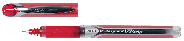 Rollerpen PILOT Hi-Tecpoint Grip V7 medium rood afbeelding