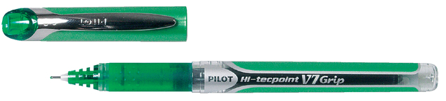 Rollerpen PILOT Hi-Tecpoint Grip V7 medium groen afbeelding
