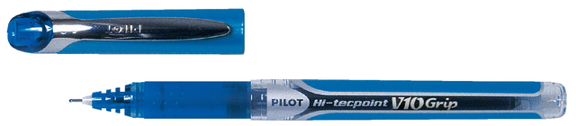 Rollerpen PILOT Hi-Tecpoint Grip V10 breed blauw afbeelding
