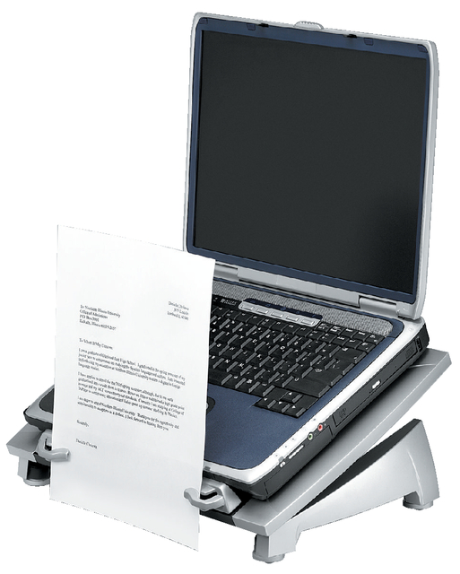 Laptopstandaard Fellowes Office Suites Plus zwart/grijs afbeelding