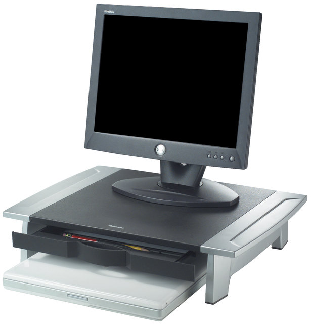Werkstation Fellowes Office Suites riser klein zwart/grijs afbeelding