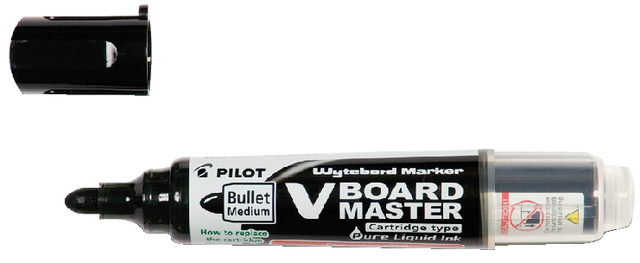 Whiteboardmarker PILOT Begreen rond medium zwart afbeelding