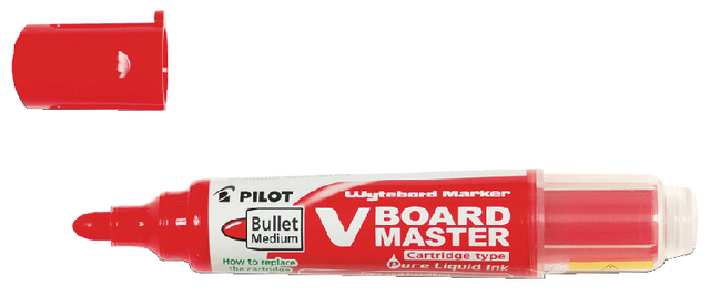 Whiteboardmarker PILOT Begreen rond medium rood afbeelding