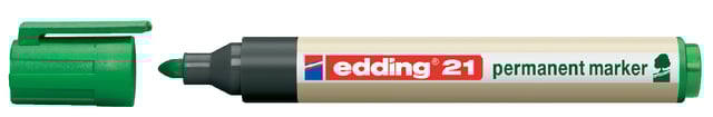 Viltstift edding 21 Ecoline rond groen 1.5-3mm afbeelding