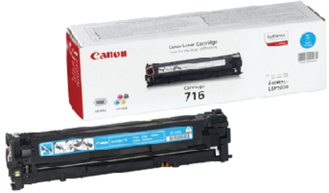 Tonercartridge Canon 716 blauw afbeelding