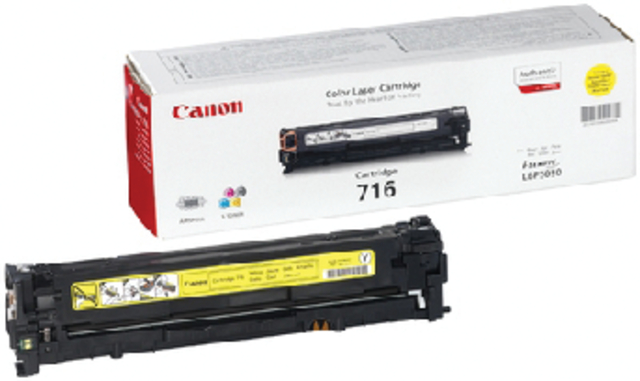 Tonercartridge Canon 716 geel afbeelding