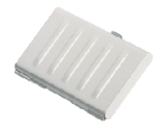 Visitekaartenhouder 2 vaks mat aluminium afbeelding
