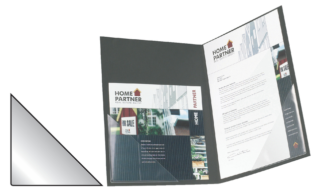 Hoektas Djois 75x75mm zelfklevend PP transparant 12 stuks afbeelding