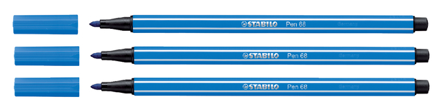 Viltstift STABILO Pen 68/41 medium ultramarijn blauw afbeelding