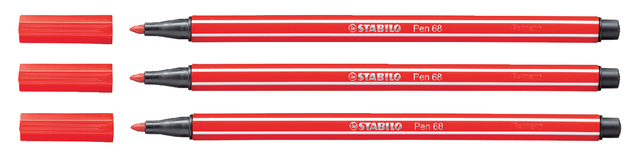 Viltstift STABILO Pen 68/48 medium karmijnrood afbeelding