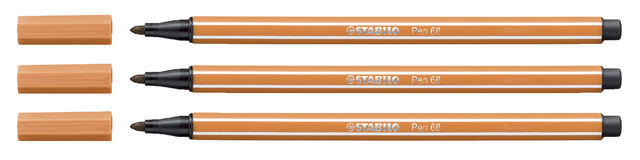Viltstift STABILO Pen 68/89 medium donker oker afbeelding