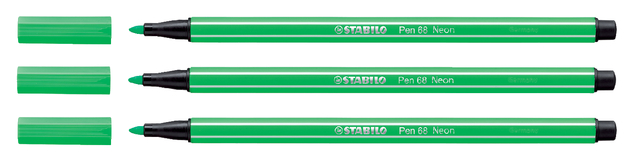 Viltstift STABILO Pen 68/033 medium neon groen afbeelding