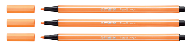 Viltstift STABILO Pen 68/054 medium neon oranje afbeelding