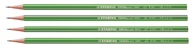 Potlood STABILO Greengraph 6003 HB afbeelding