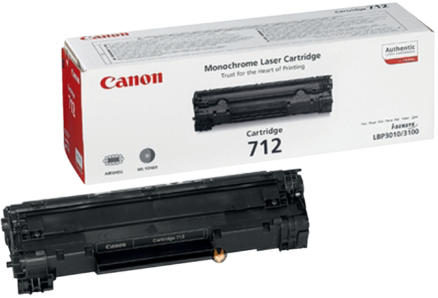 Tonercartridge Canon 712 zwart afbeelding