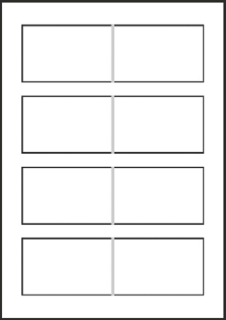 Visitekaart Avery C32015-25 85x54mm 260gr mat 200stuks — Foto 2 van 2
