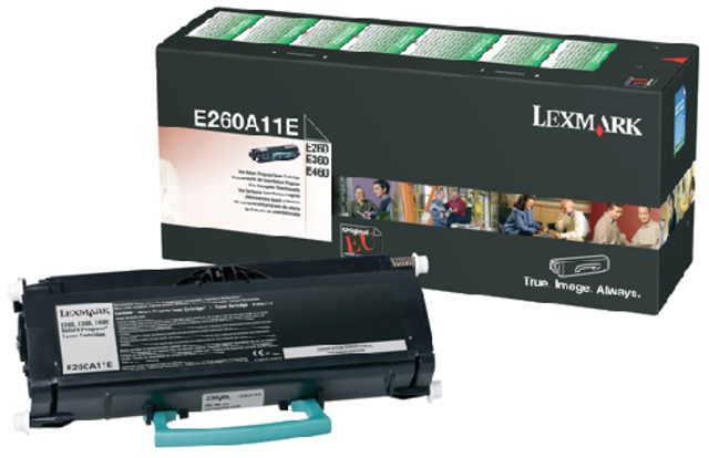 Tonercartridge Lexmark E260A11E prebate zwart afbeelding