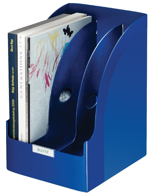 Tijdschriftcassette Leitz plus jumbo blauw afbeelding