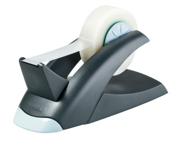 Tapehouder Vegas met taperol 19mmx33m zwart/grijs afbeelding