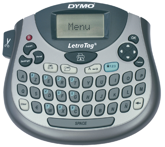 Labelprinter Dymo LetraTag 100T draagbaar azerty 12mm zilver — Foto 2 van 2