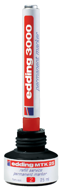 Viltstift edding 3000 rond 1.5-3mm rood — Foto 2 van 2