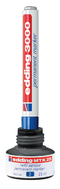 Viltstift edding 3000 rond 1.5-3mm blauw — Foto 2 van 2