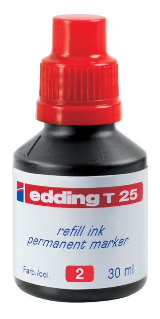 Viltstiftinkt edding T25 rood afbeelding
