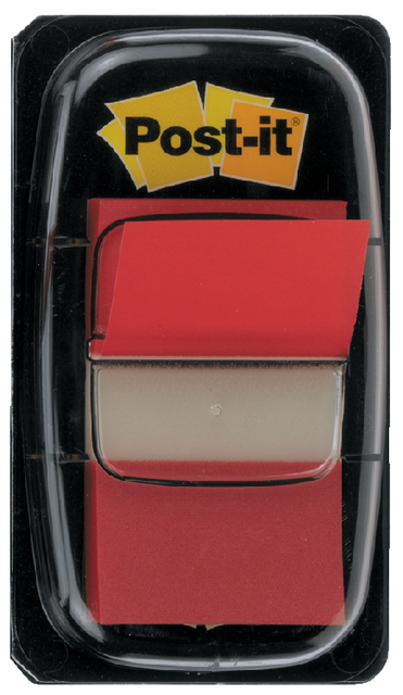 Indextabs Post-it 680 25.4x43.2mm rood 50 tabs afbeelding