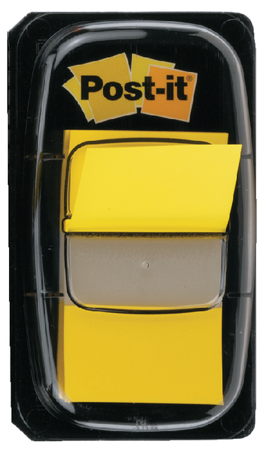 Indextabs Post-it 680 25.4x43.2mm geel 50 tabs afbeelding