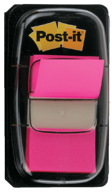 Indextabs Post-it 680 25.4x43.2mm felroze 50 tabs — Foto 2 van 2