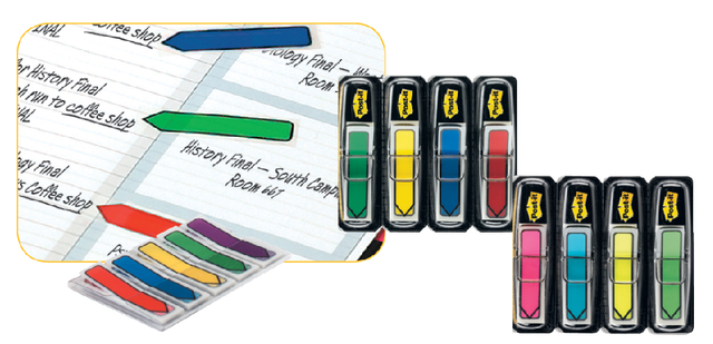 Indextabs Post-it 684 11.9x43.1mm pijl assorti 96 tabs — Foto 2 van 2