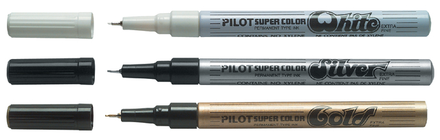 Fineliner PILOT Super Color extra fijn wit — Foto 2 van 2