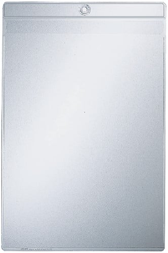 Insteekmap U-model Leitz Premium met ophangoog 0.20mm PVC A4 transparant 50 stuks