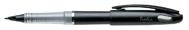 Fineliner Pentel TRJ50 Tradio met vulpenachtige punt extra fijn zwart — Foto 2 van 2