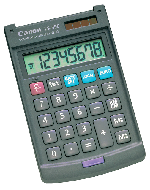 Rekenmachine Canon LS-39E CP afbeelding
