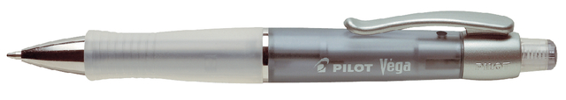 Balpen PILOT Vega medium transparant zwart afbeelding