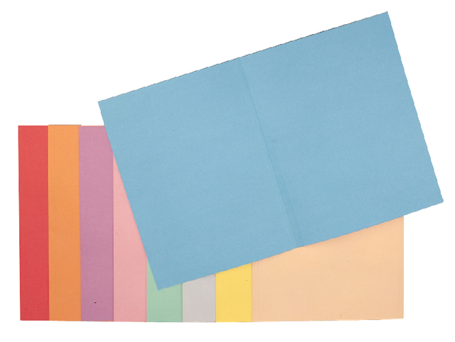 Vouwmap Esselte A4 met overslag manilla 180gr blauw afbeelding