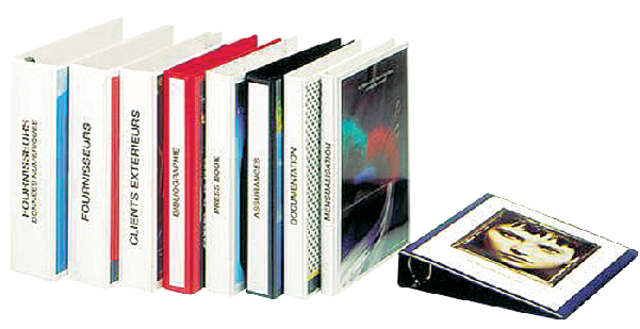 Presentatieringband Esselte Essentials A4 panorama 23-rings O-mechaniek 20mm rood afbeelding