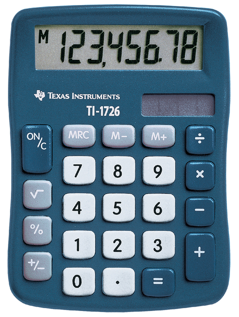 Rekenmachine TI-1726 afbeelding