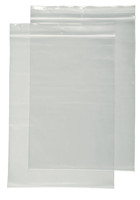 Verpakkingszak IEZZY grip 160x230mm 50mu hersluitbaar 100 stuks afbeelding