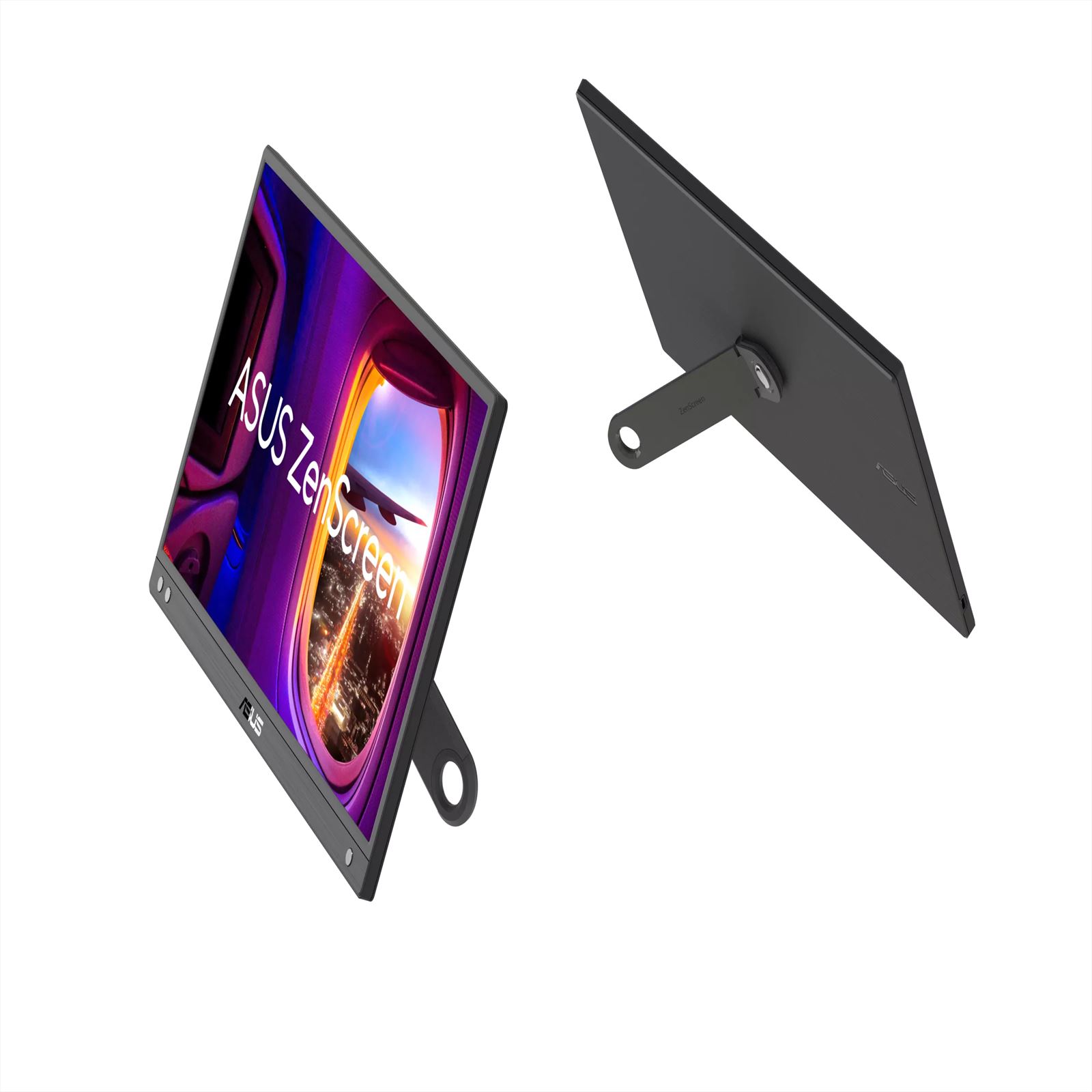 ASUS ZenScreen MB166CR computer monitor 39,6 cm (15.6") 1920 x 1080 Pixels Full HD LCD Zwart afbeelding