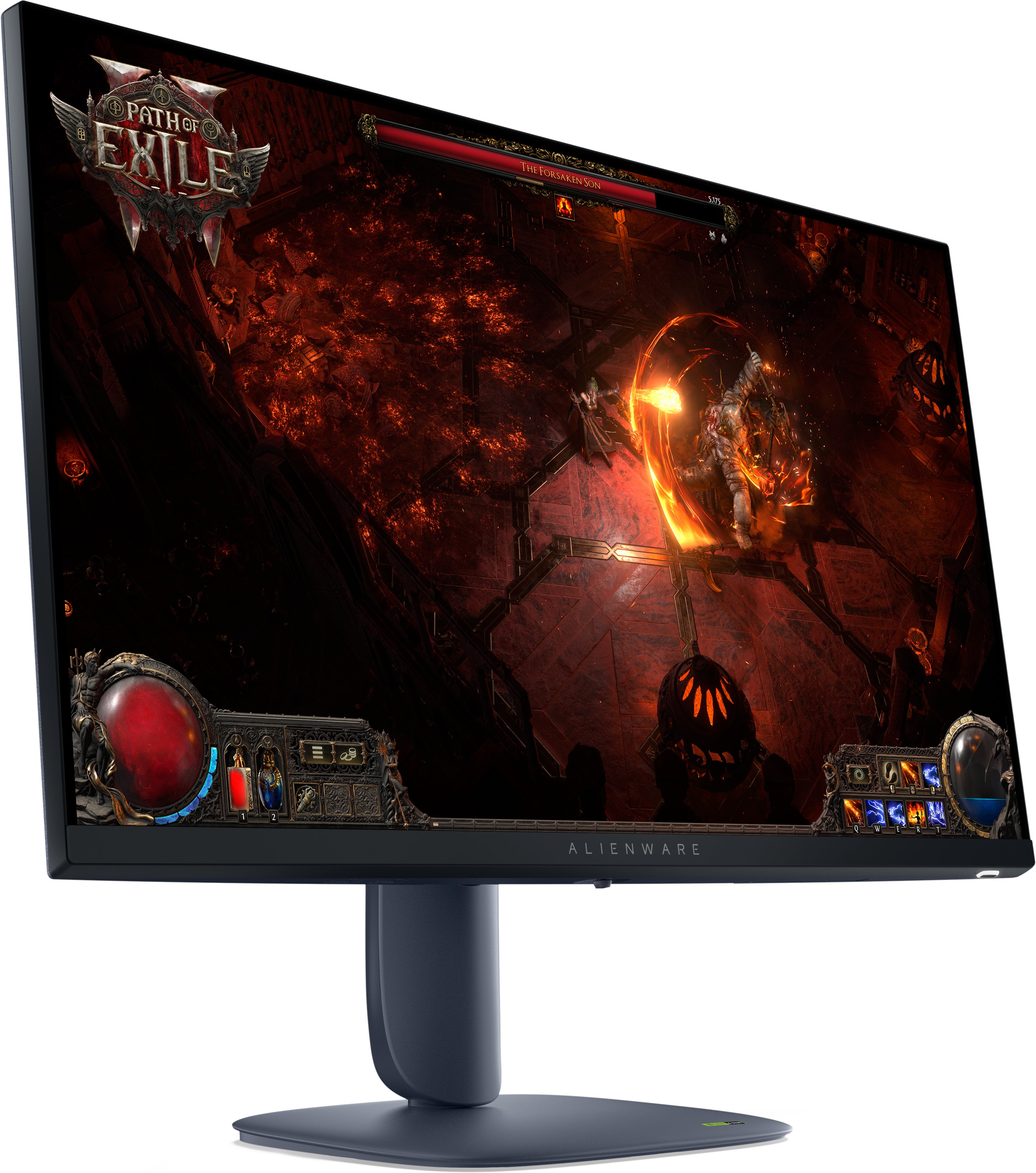Alienware AW2725DM LED display 68,6 cm (27") 2560 x 1440 Pixels Wide Quad HD LCD Blauw afbeelding