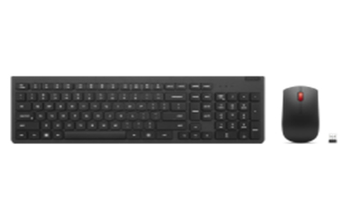 Lenovo 4X31N50717 toetsenbord Inclusief muis Universeel RF Draadloos Deens Zwart
