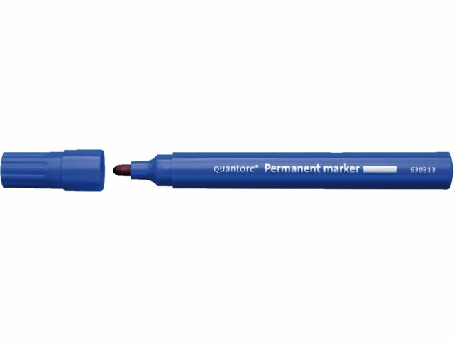 Permanent marker Quantore rond 1-1.5mm blauw afbeelding