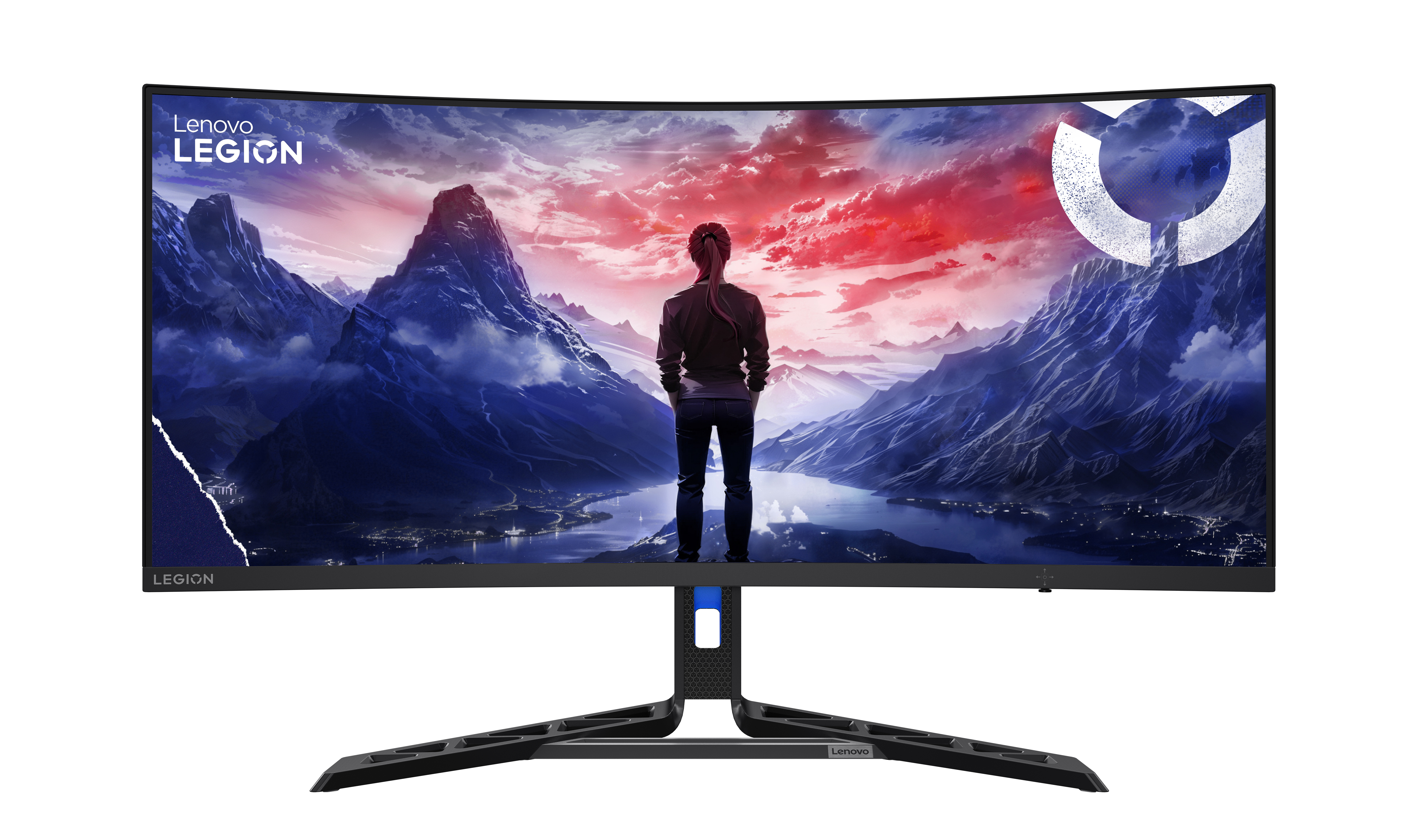 Lenovo Legion R34w-30 computer monitor 86,4 cm (34") 3440 x 1440 Pixels Wide Quad HD LCD Zwart afbeelding