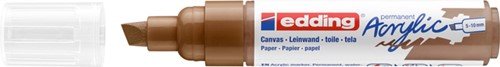 Acrylmarker edding e-5000 breed hazelnoot afbeelding