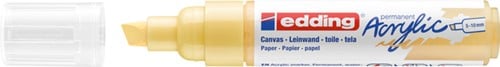 Acrylmarker edding e-5000 breed pastel geel afbeelding